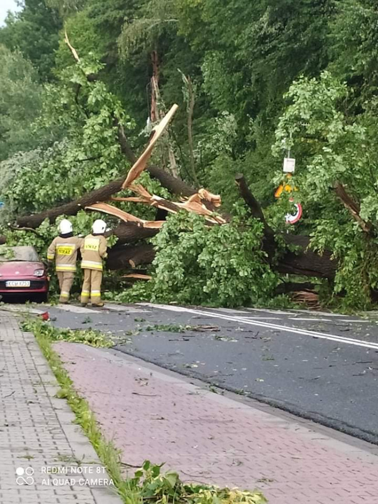 Burza w powiecie chrzanowskim 14.07.2021