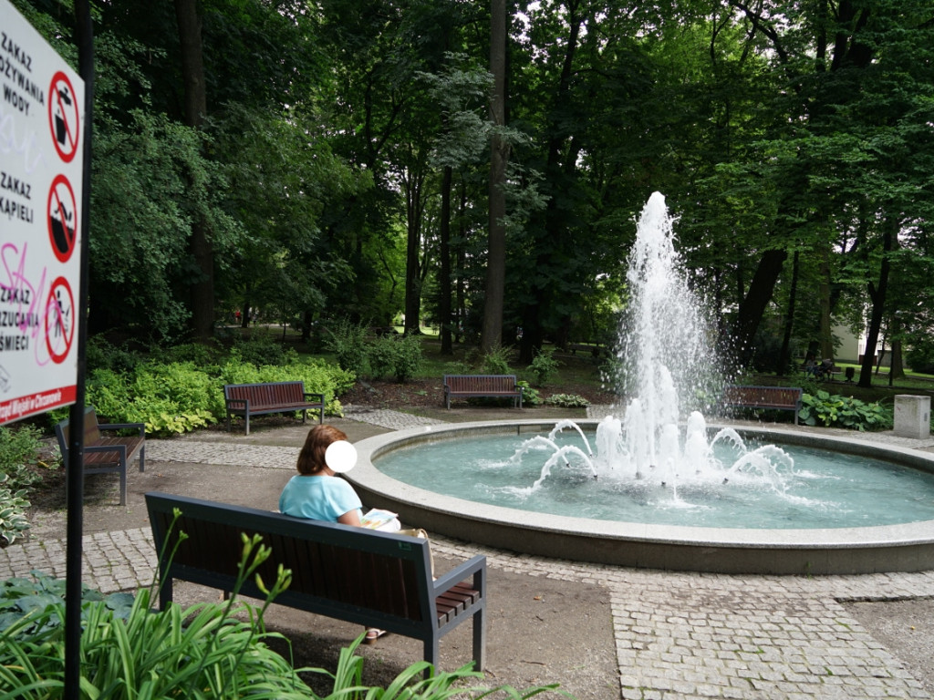 Park w Chrzanowie kilka dni po nawałnicy – 17.07.2021