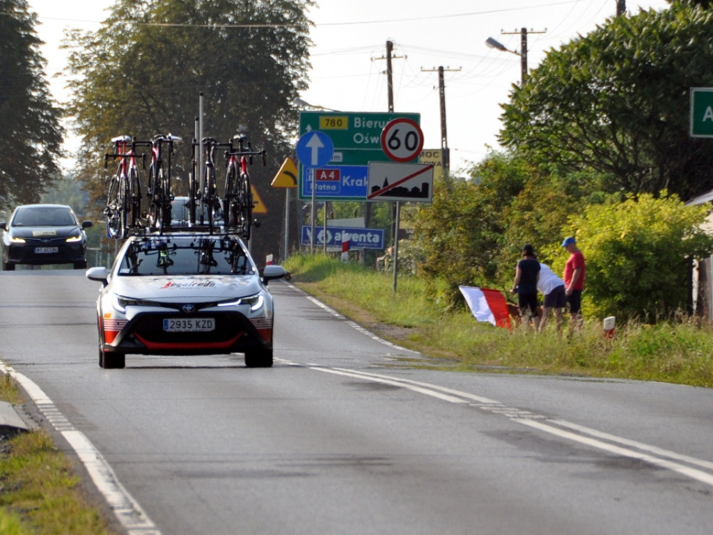 Uczestnicy 78. Tour de Pologne przejechali przez powiat chrzanowski - 15.08.2021 r.