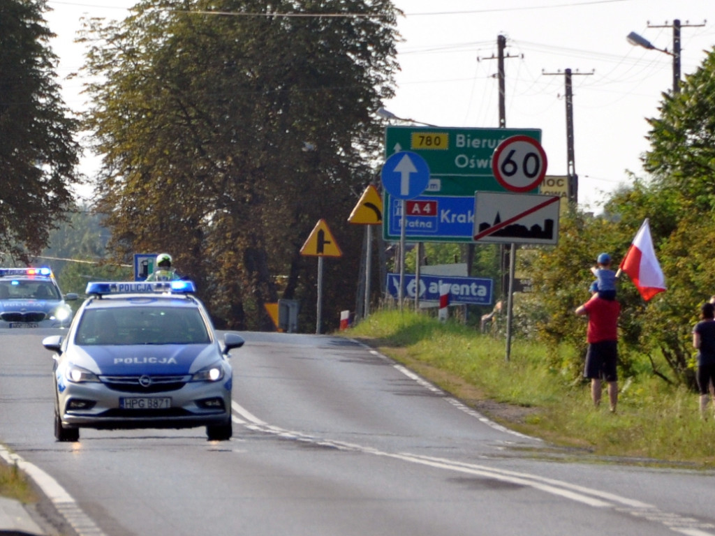 Uczestnicy 78. Tour de Pologne przejechali przez powiat chrzanowski - 15.08.2021 r.