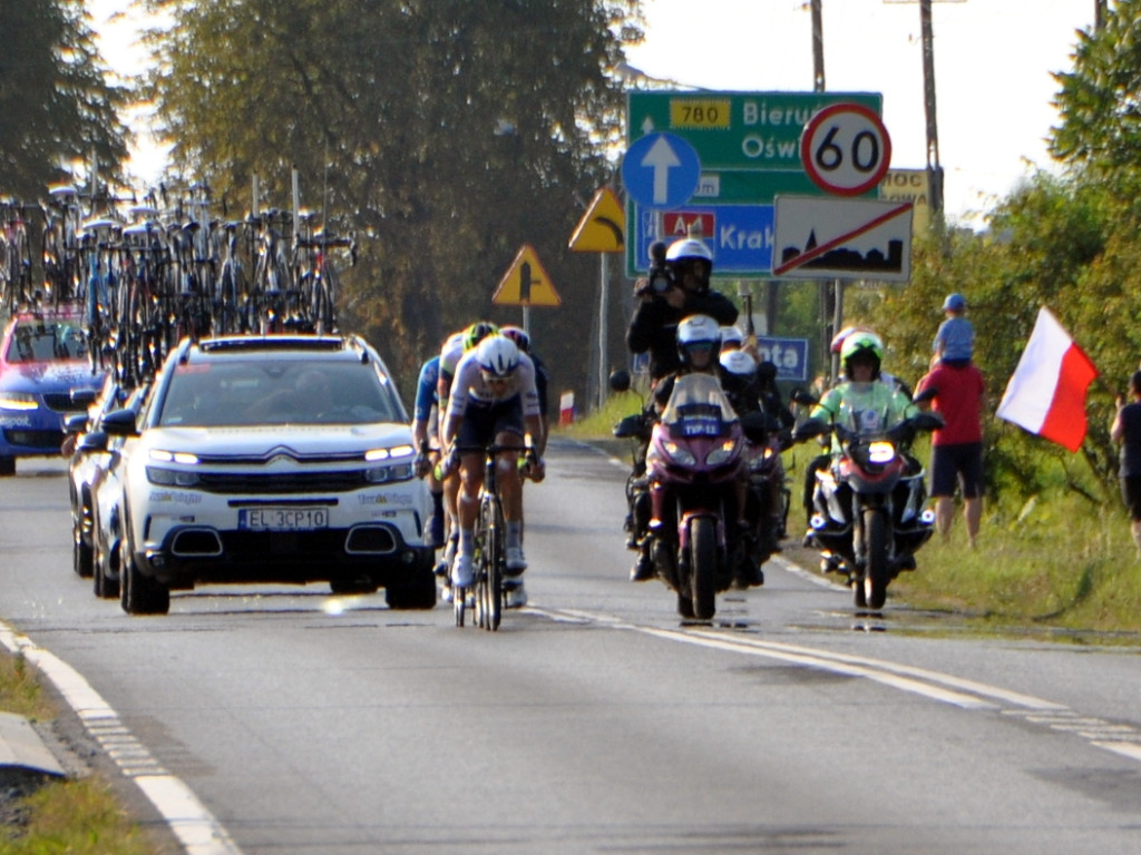 Uczestnicy 78. Tour de Pologne przejechali przez powiat chrzanowski - 15.08.2021 r.