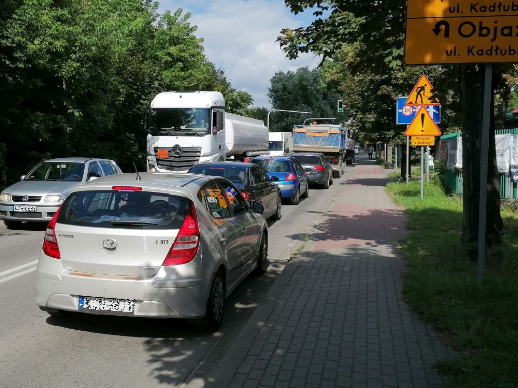Wypadek na ul. Podwale w Chrzanowie - 18.08.2021 r.
