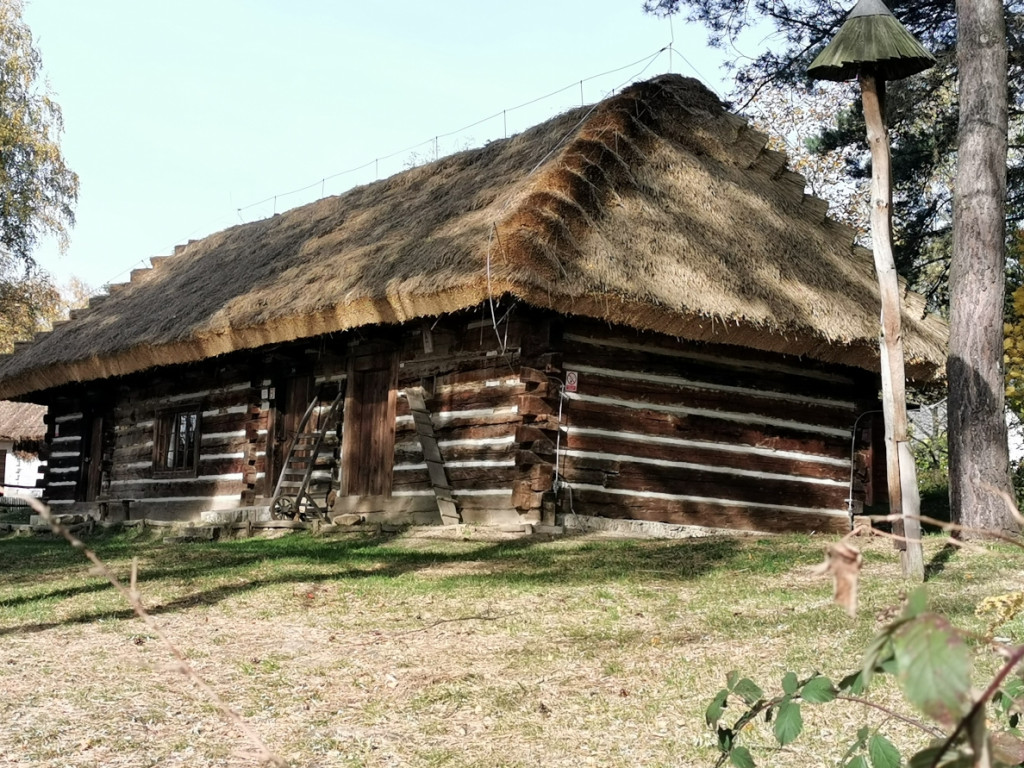 Chałupy w skansenie w Wygiełzowie doczekały się naprawy