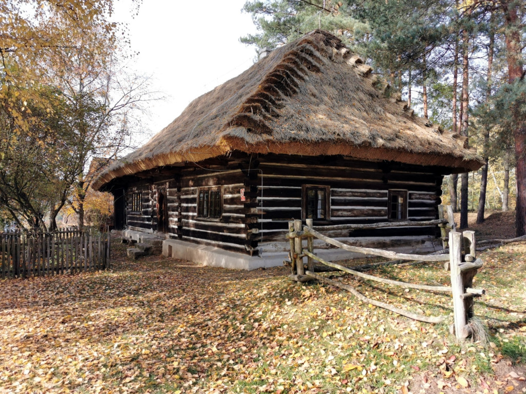 Chałupy w skansenie w Wygiełzowie doczekały się naprawy