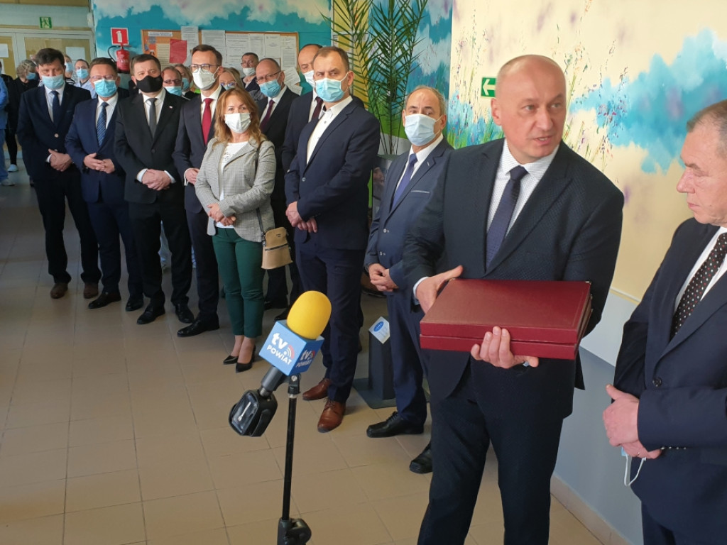 Uroczyste uruchomienie nowego tomografu w szpitalu w Chrzanowie 3.11.2021