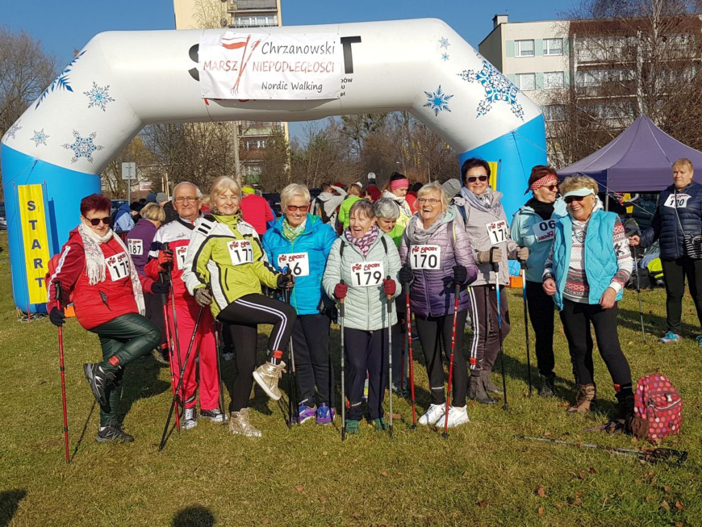 VI Marsz Niepodległości Nordic Walking w Chrzanowie