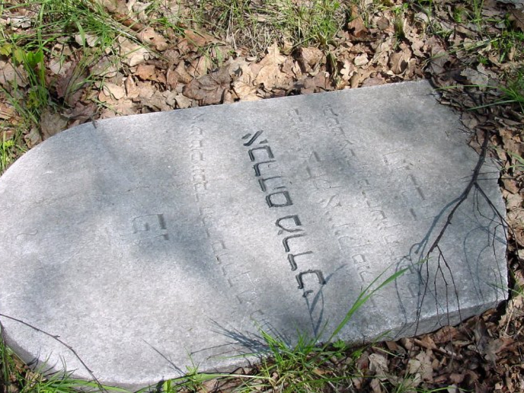 Cmentarz żydowski w Chrzanowie 30.04.2005 r.