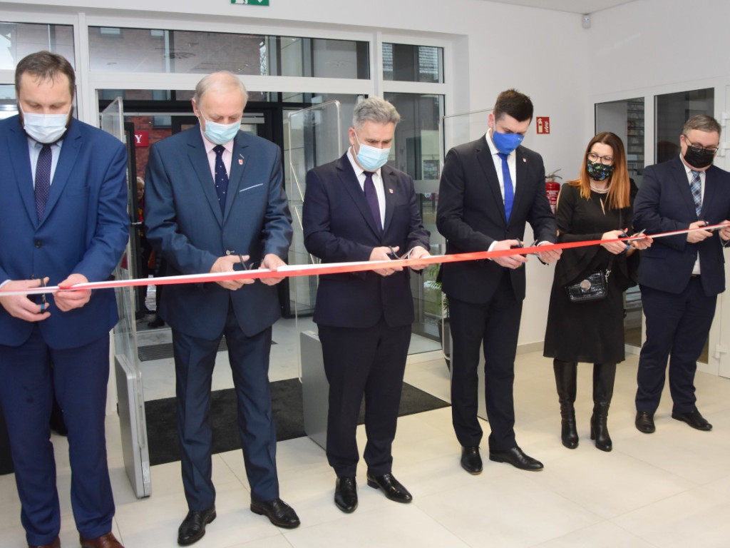 Otwarcie nowej biblioteki w Krzeszowicach 17.01.2022