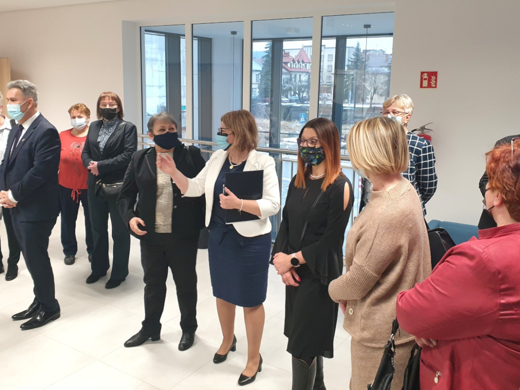 Otwarcie nowej biblioteki w Krzeszowicach 17.01.2022