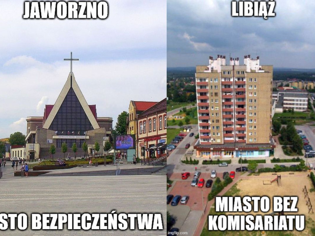 Memy o komisariacie w Libiążu