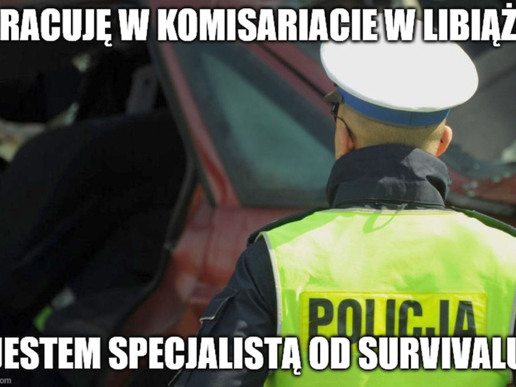 Memy o komisariacie w Libiążu