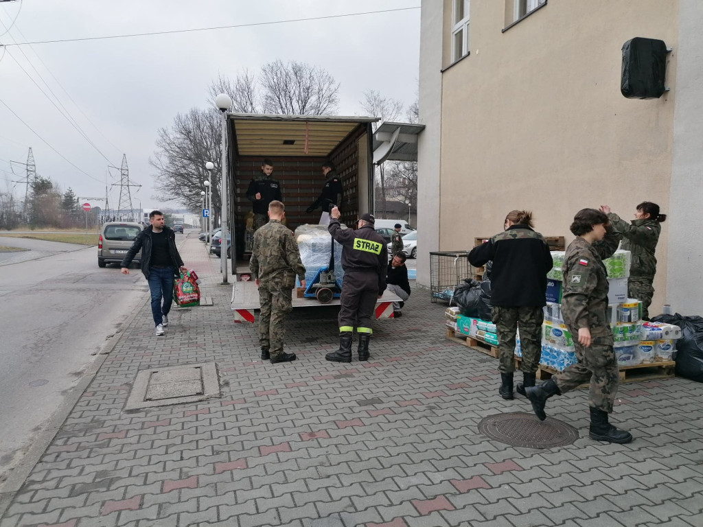Zbiórka dla Ukrainy w Trzebini