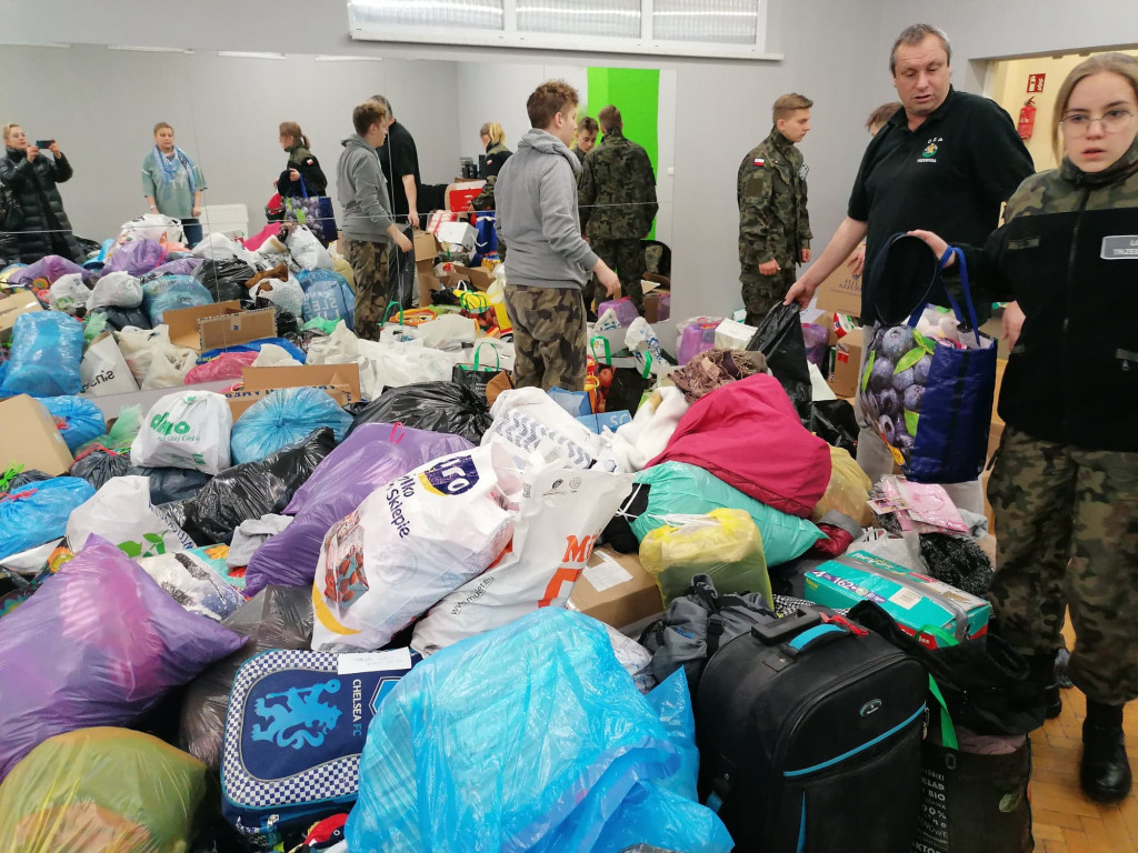 Zbiórka dla Ukrainy w Trzebini