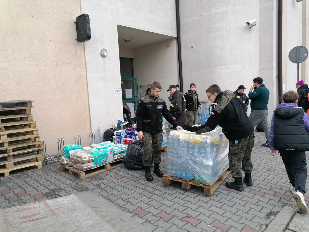 Zbiórka dla Ukrainy w Trzebini