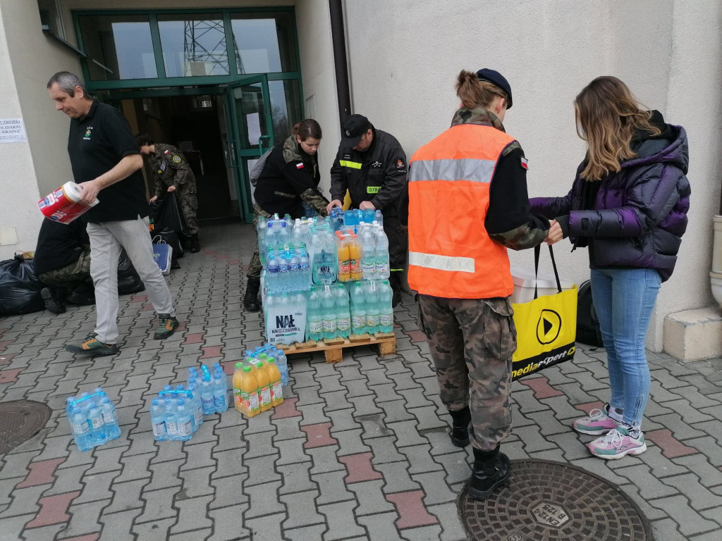 Zbiórka dla Ukrainy w Trzebini