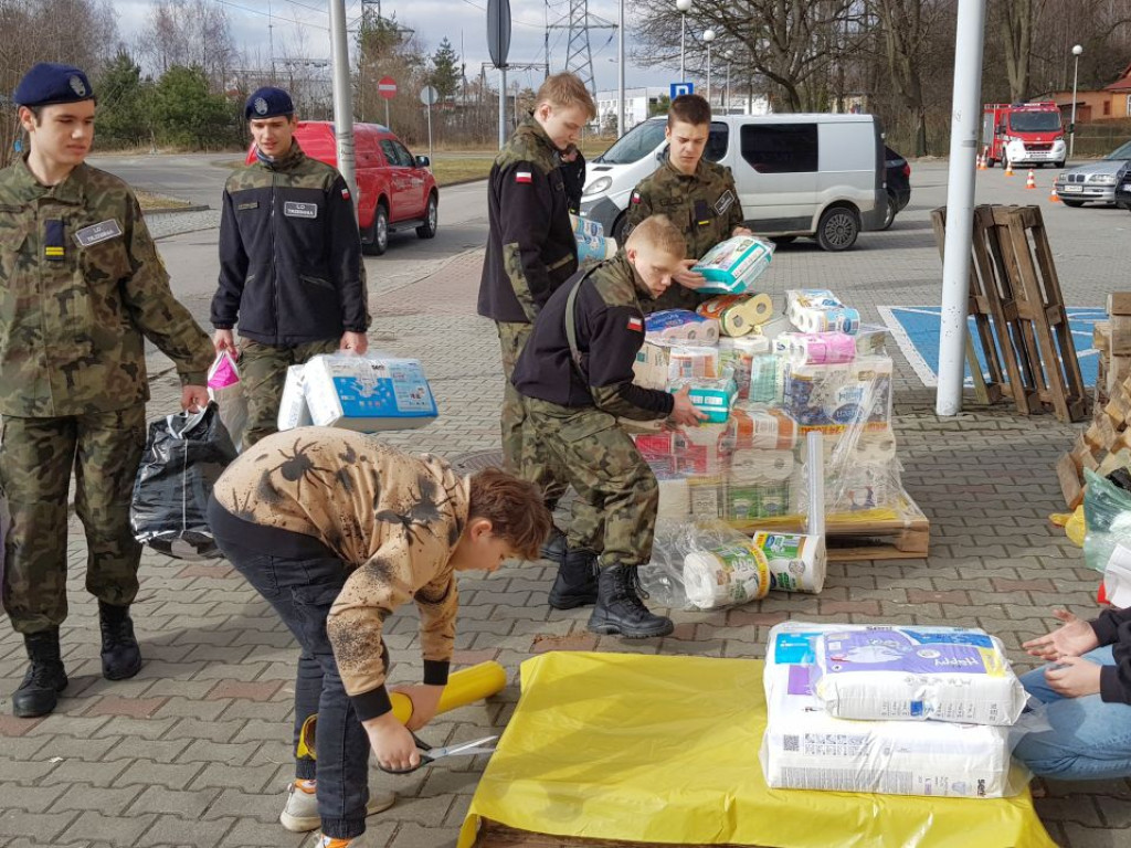Zbiórka dla Ukrainy w Trzebini
