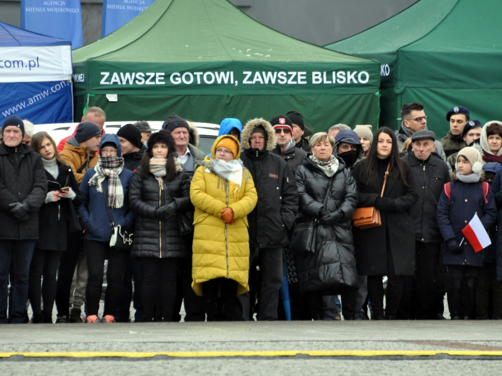 Przysięga żołnierzy 11. Małopolskiej Brygady Obrony Terytorialnej w Chrzanowie