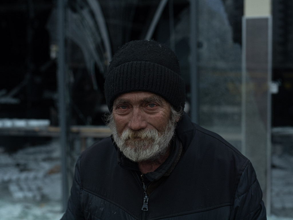 Zdjęcia zrujnowanego miasta Bucza. Fot. Oleksandr Chekmenov, Kijów