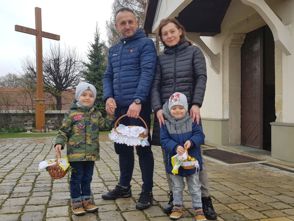 Święcenie pokarmów wielkanocnych na Parkrun Chrzanów i w kościołach w Chrzanowie