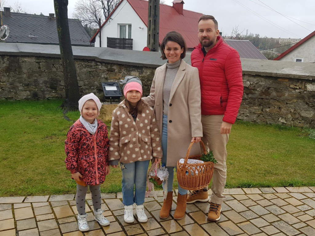 Święcenie pokarmów wielkanocnych na Parkrun Chrzanów i w kościołach w Chrzanowie