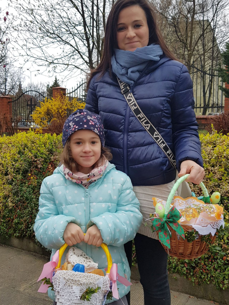Święcenie pokarmów wielkanocnych na Parkrun Chrzanów i w kościołach w Chrzanowie
