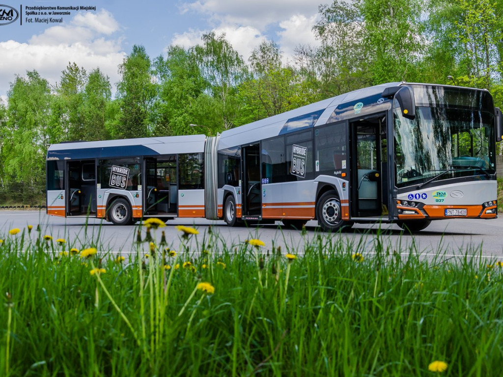 PKM w Jaworznie testuje hybrydowy autobus przegubowy