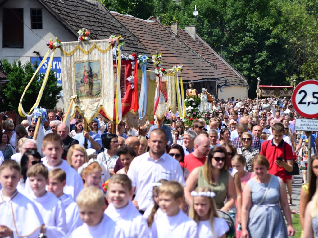 Procesja Bożego Ciała w Krzeszowicach