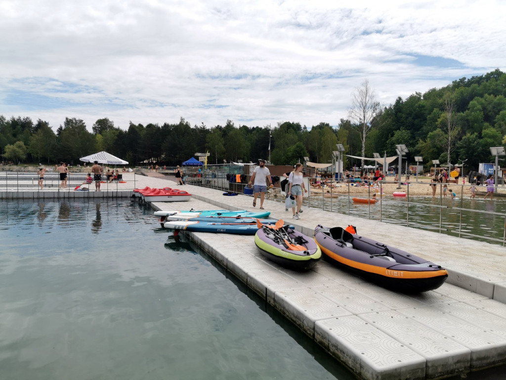 Sezon kąpielowy nad Balatonem w Trzebini rozpoczęty