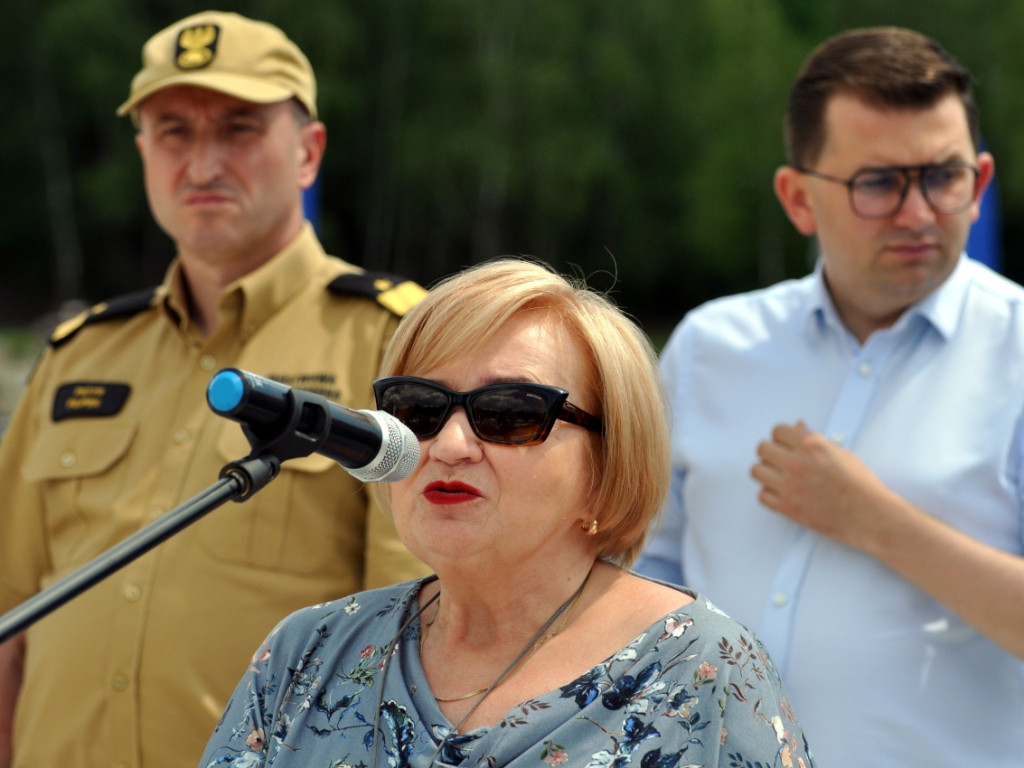 Posiedzenie Wojewódzkiego Zespołu Zarządzania Kryzysowego na trzebińskim Balatonie