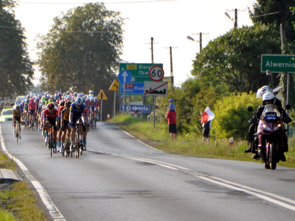 W 2021 r. uczestnicy 78. Tour de Pologne przejechali przez powiat chrzanowski