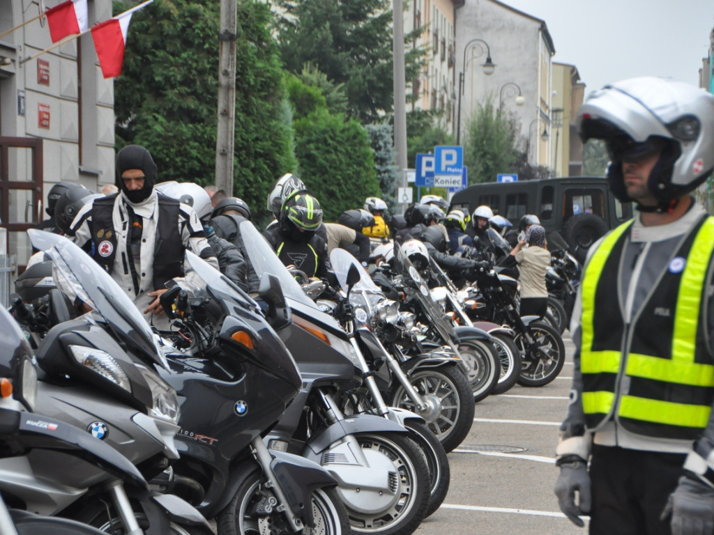 Żołnierze na motocyklach przyjechali do Chrzanowa