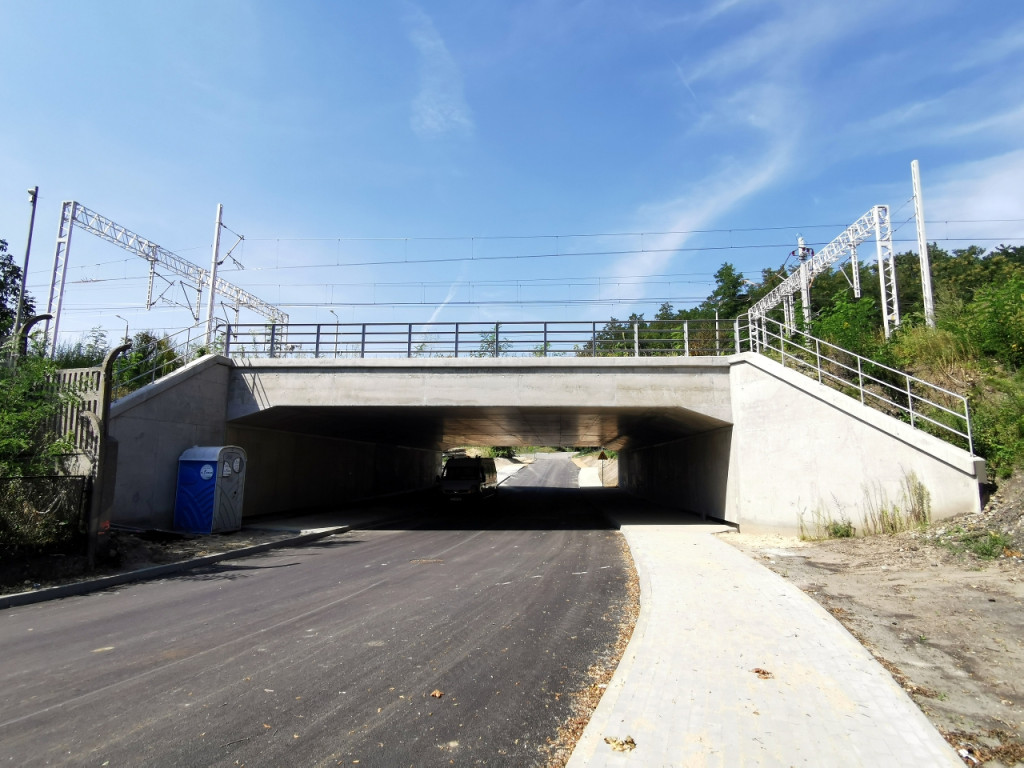 Modernizowany wiadukt nad ul. Zbożową w Chrzanowie