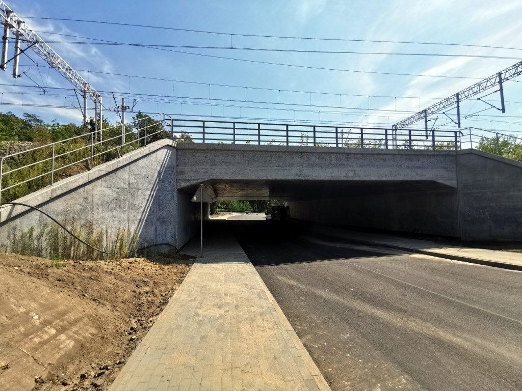 Modernizowany wiadukt nad ul. Zbożową w Chrzanowie