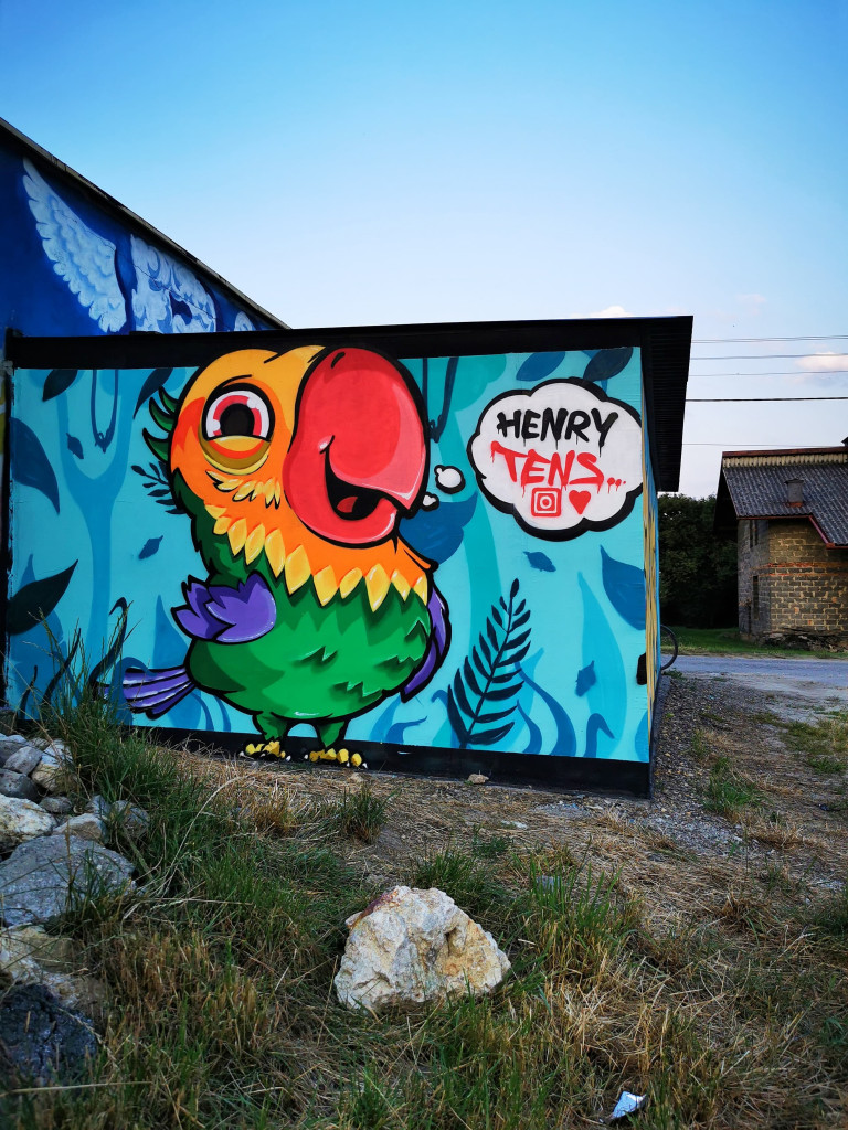 Graffiti na chrzanowskich murach. Fot. #henrytens