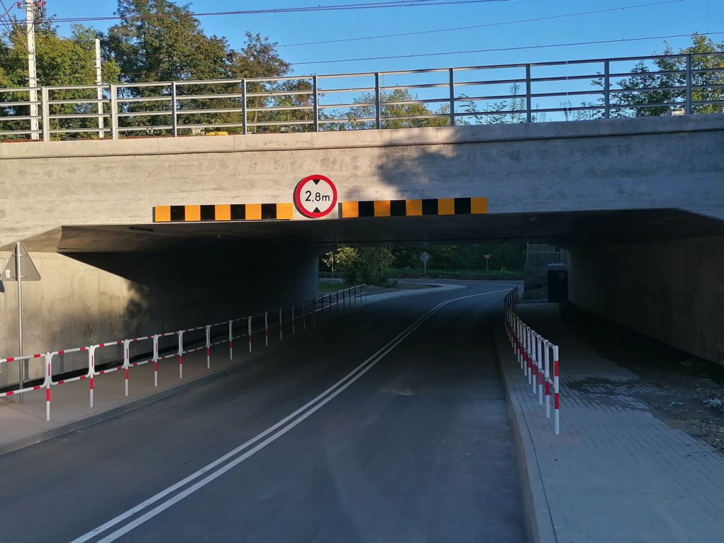 Można jeździć pod wiaduktem nad ul. Zbożową w Chrzanowie