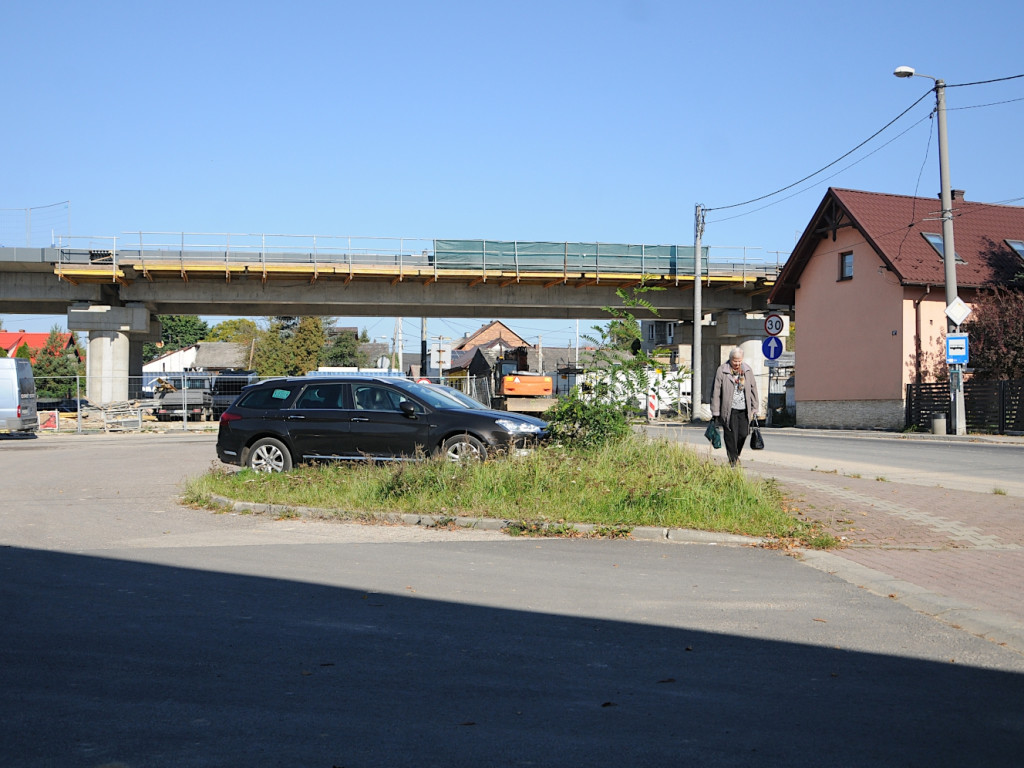 Budowa estakady w Jaworznie