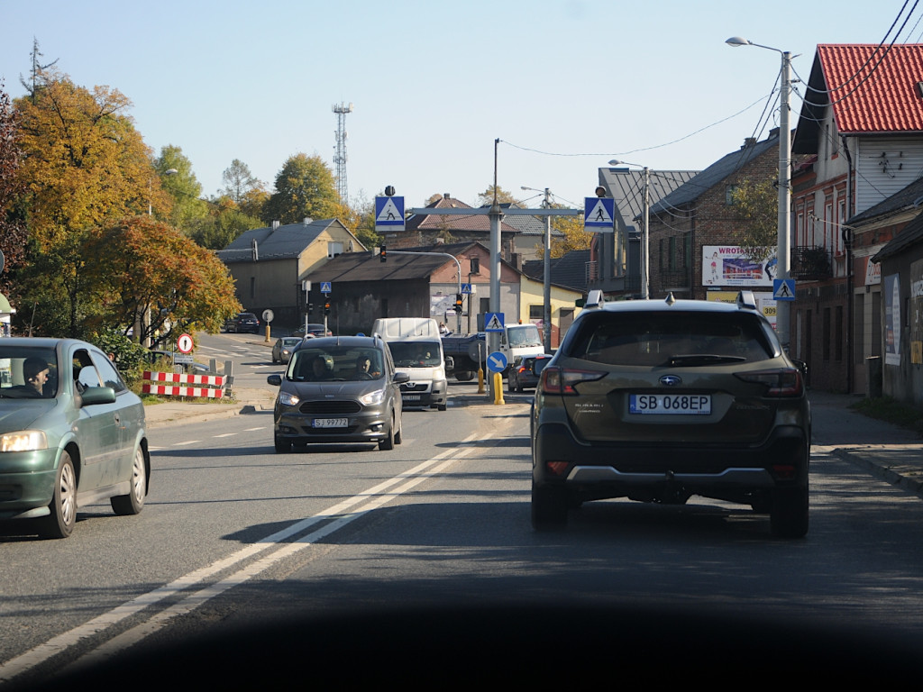 Budowa estakady w Jaworznie