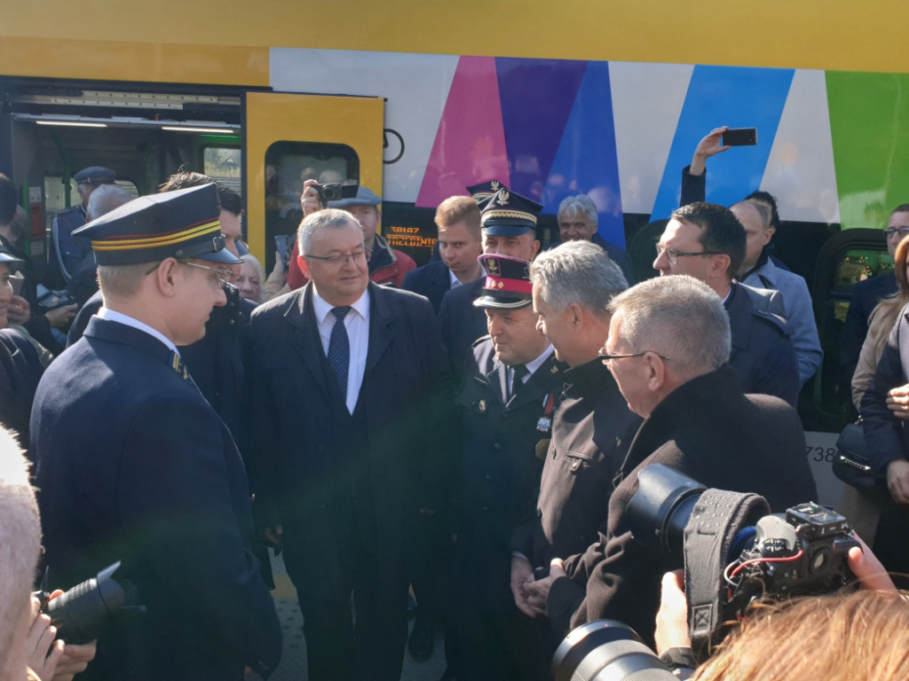 175 lat kolei w Małopolsce i otwarcie Park&Ride w Krzeszowicach 13.10.2022