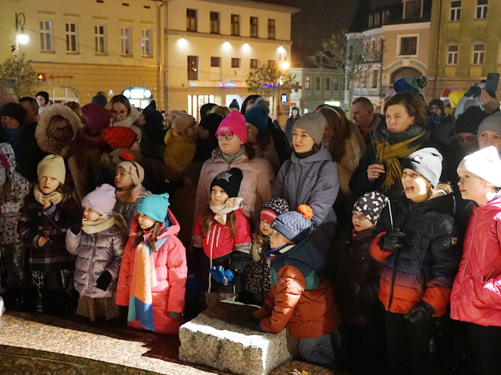 Uroczyste odpalenie choinki w Chrzanowie