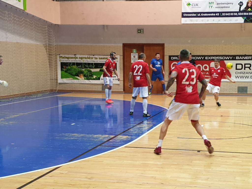 Oldboje Wisły Kraków kontra Fablok w ramach WOŚP w Chrzanowie 26.01.2023