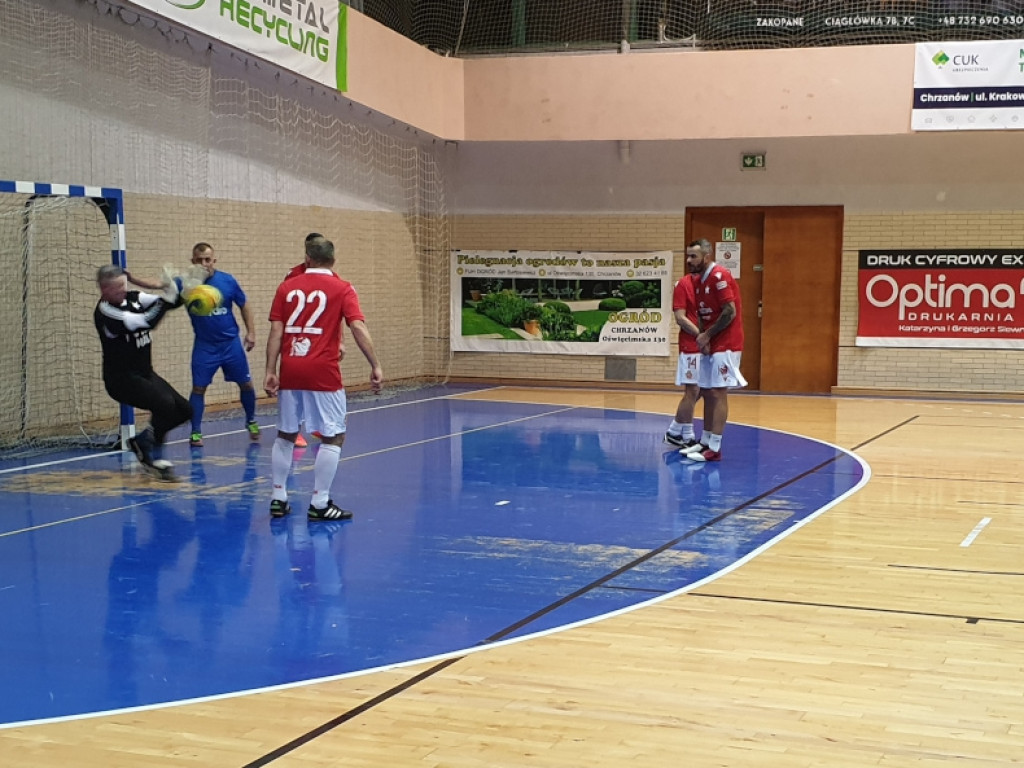 Oldboje Wisły Kraków kontra Fablok w ramach WOŚP w Chrzanowie 26.01.2023