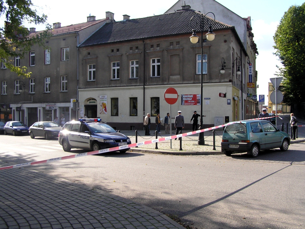 Pożar cysterny pod wiaduktem na ul. Krakowskiej w Chrzanowie w 2008 roku