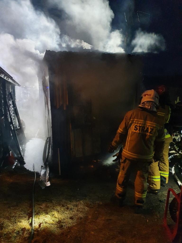 Pożar w Rudnie 4.03.2023