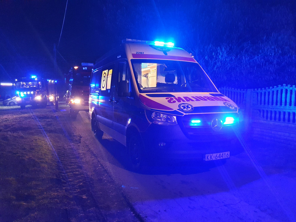 Pożar w Rudnie 4.03.2023