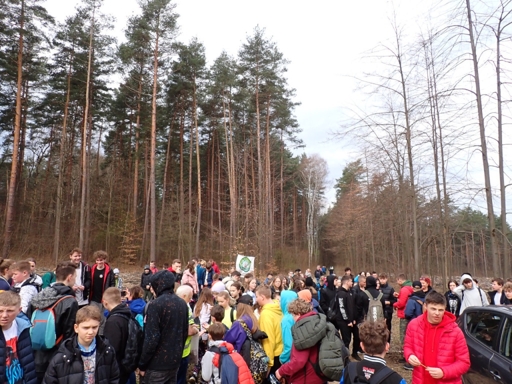 Sadzenie lasu z PTT Chrzanów