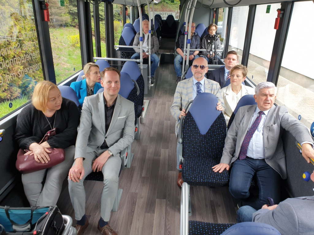 Przekazanie na testy dla ZKKM Chrzanów elektrycznego autobusu 24.04.2023
