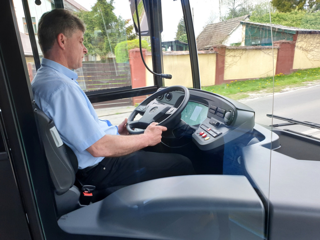 Przekazanie na testy dla ZKKM Chrzanów elektrycznego autobusu 24.04.2023