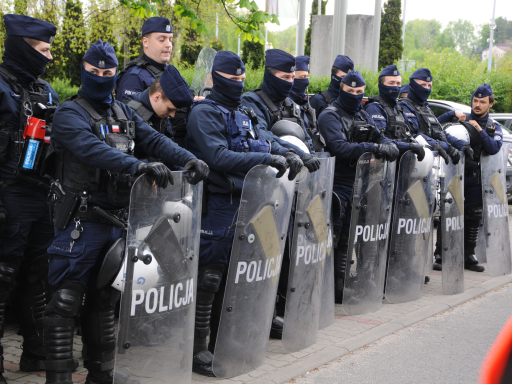 Protesty i manifestacje w sprawie wstrząsów pod kopalnią Janina w Libiążu