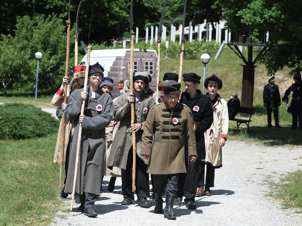 Inscenizacja Powstania Styczniowego w skansenie w Wygiełzowie - 3.06.2023