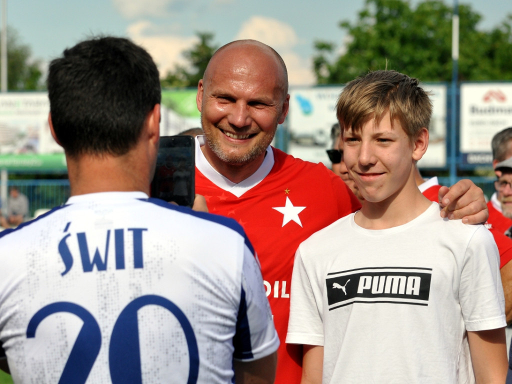 Mecz oldbojów Świtu Krzeszowice i Wisły Kraków